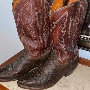 Lucchese leather boots